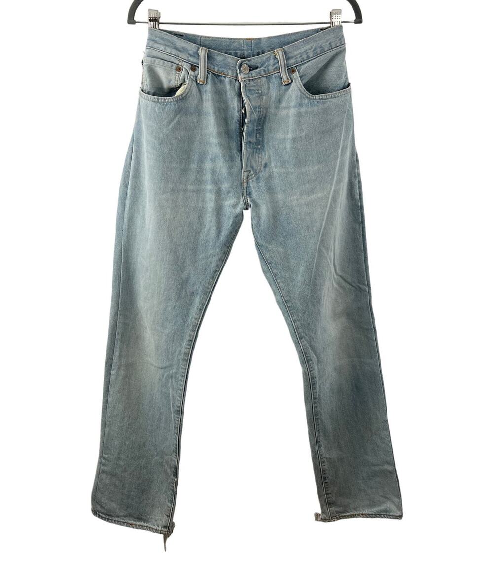 Urban Renewal Levi's Vintage Recycled Denim Jeans Blue Cotton Distressed XS NEW